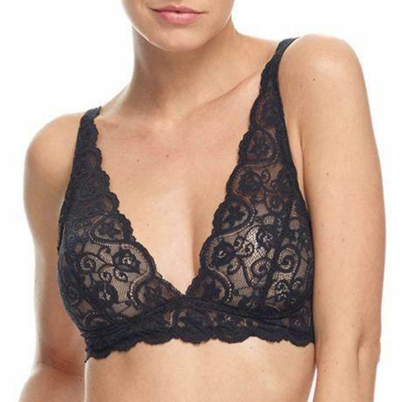 COMMANDO LACE BRALETTE - IVORY - Picture 1 of 7